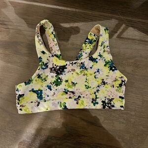 Floral Sports Bra Girls Size 8